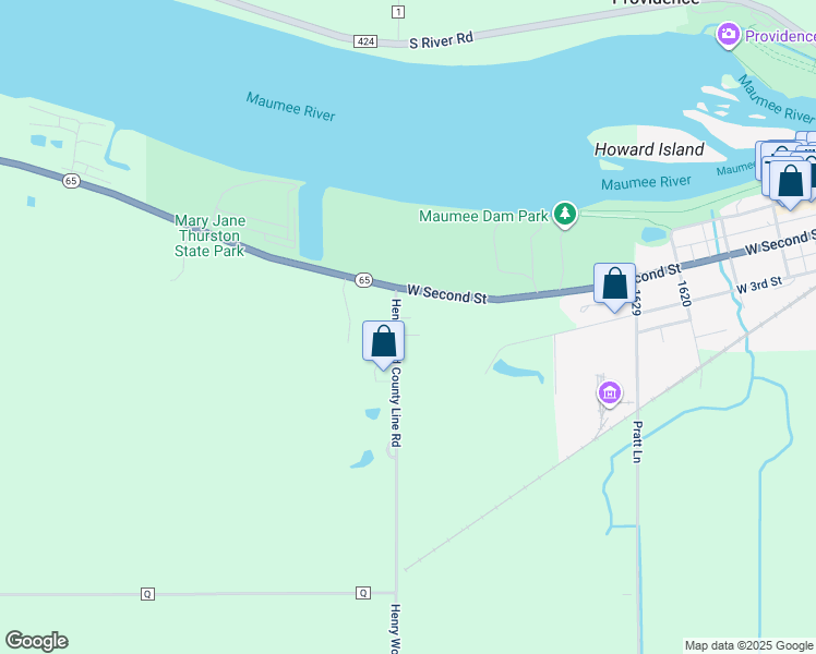 map of restaurants, bars, coffee shops, grocery stores, and more near 17532 Henry Wood County Road in Grand Rapids