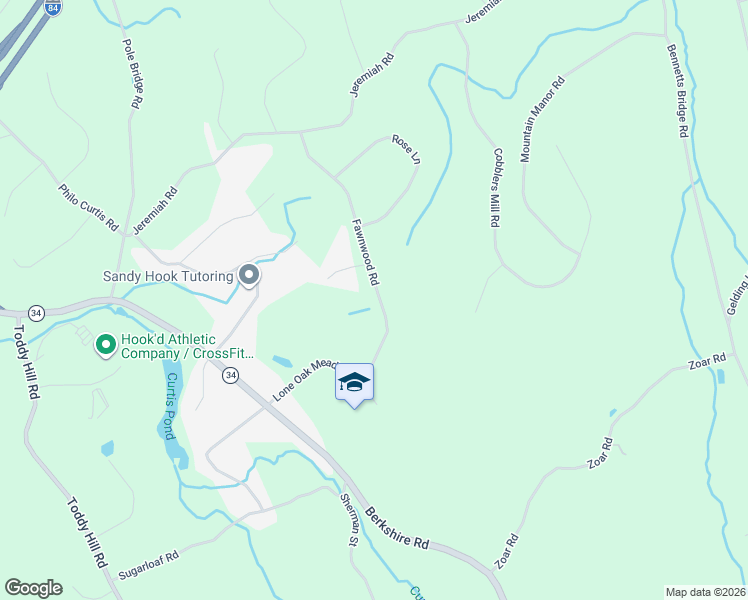 map of restaurants, bars, coffee shops, grocery stores, and more near in Newtown