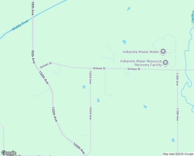 map of restaurants, bars, coffee shops, grocery stores, and more near 8076 104th Lane in Indianola