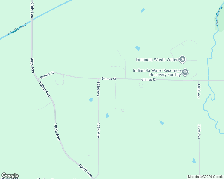 map of restaurants, bars, coffee shops, grocery stores, and more near 8076 104th Lane in Indianola