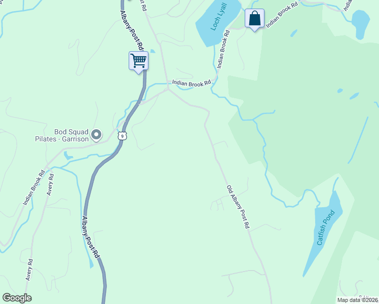map of restaurants, bars, coffee shops, grocery stores, and more near 1051 Old Albany Post Road in Philipstown