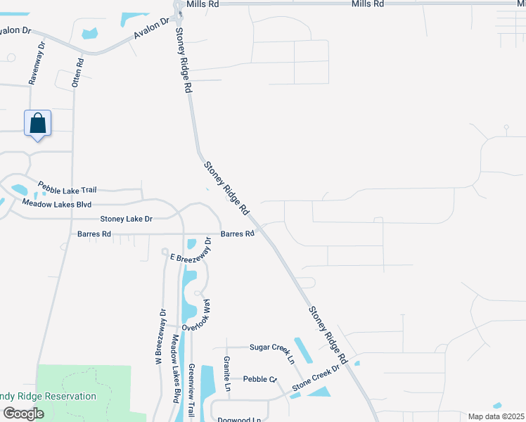map of restaurants, bars, coffee shops, grocery stores, and more near 5515 Stoney Ridge Road in North Ridgeville