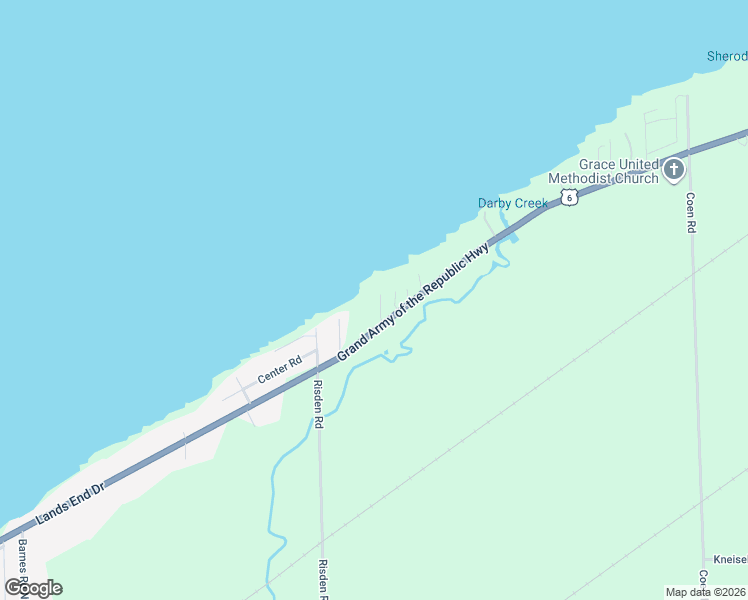 map of restaurants, bars, coffee shops, grocery stores, and more near 12556-12572 Grand Army of the Republic Hwy in Vermilion