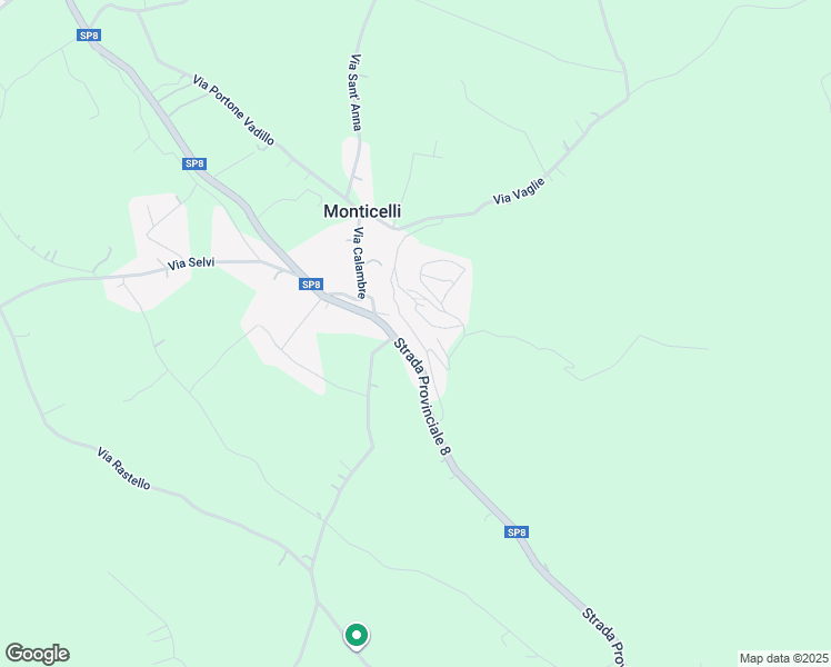 map of restaurants, bars, coffee shops, grocery stores, and more near 7 Piazza Caprarelli G in Monticelli