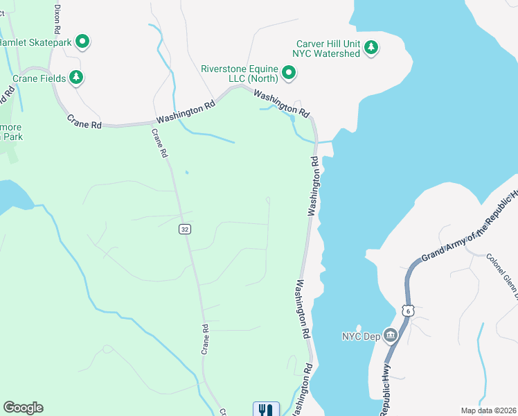 map of restaurants, bars, coffee shops, grocery stores, and more near 60 Ann Road in Carmel Hamlet
