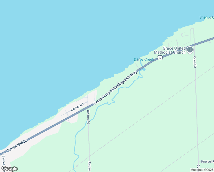 map of restaurants, bars, coffee shops, grocery stores, and more near 12609 West Lake Road in Vermilion