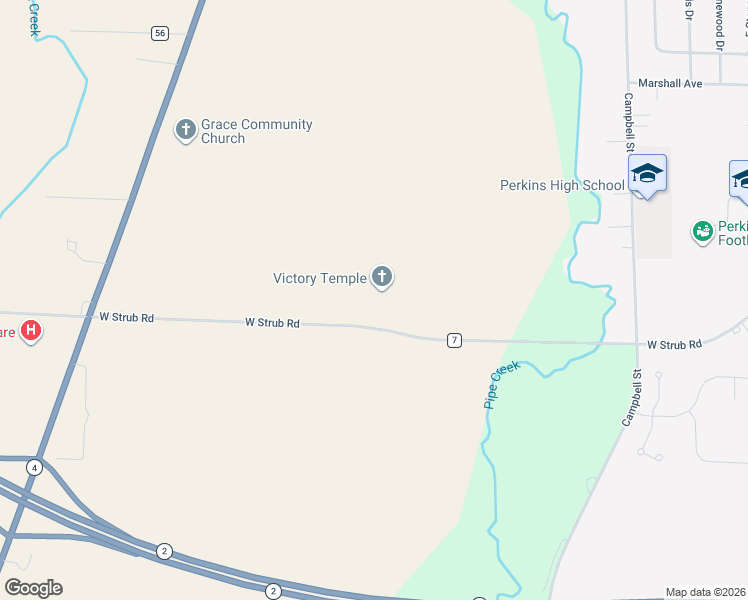 map of restaurants, bars, coffee shops, grocery stores, and more near 1619 West Strub Road in Sandusky