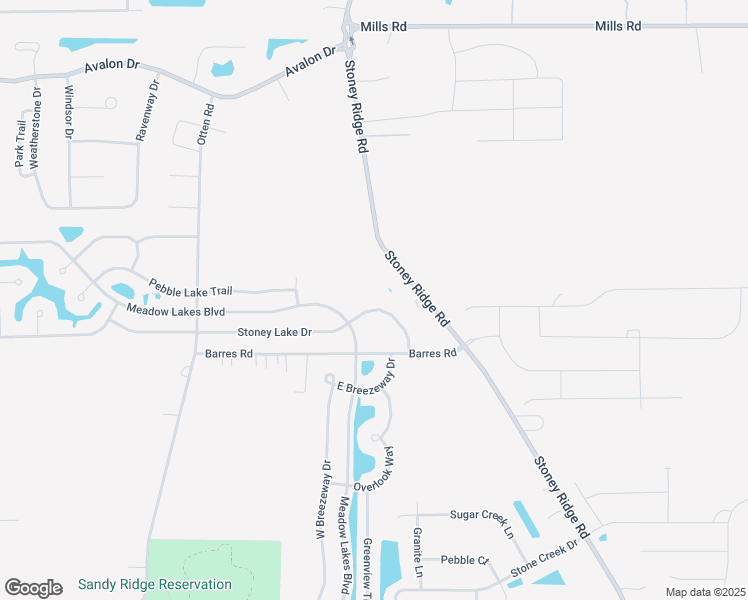 map of restaurants, bars, coffee shops, grocery stores, and more near 37658 Stoney Lake Drive in North Ridgeville