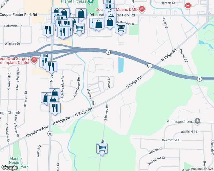 map of restaurants, bars, coffee shops, grocery stores, and more near 122 Tropicana Avenue in Amherst