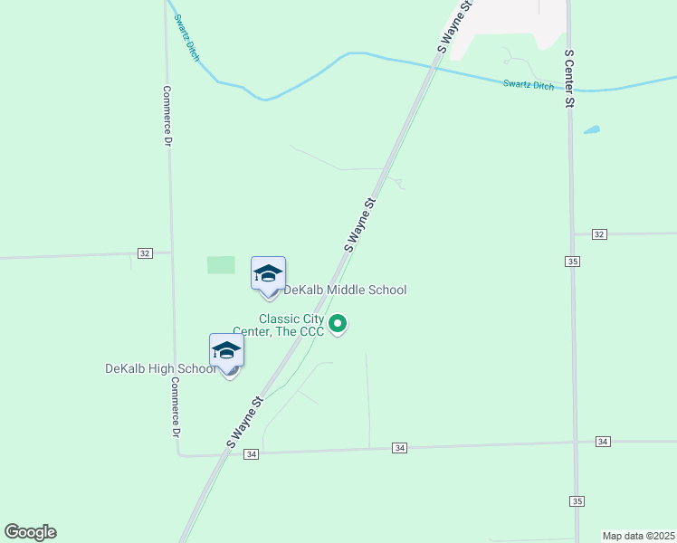 map of restaurants, bars, coffee shops, grocery stores, and more near 3338 Co Road 427 in Waterloo
