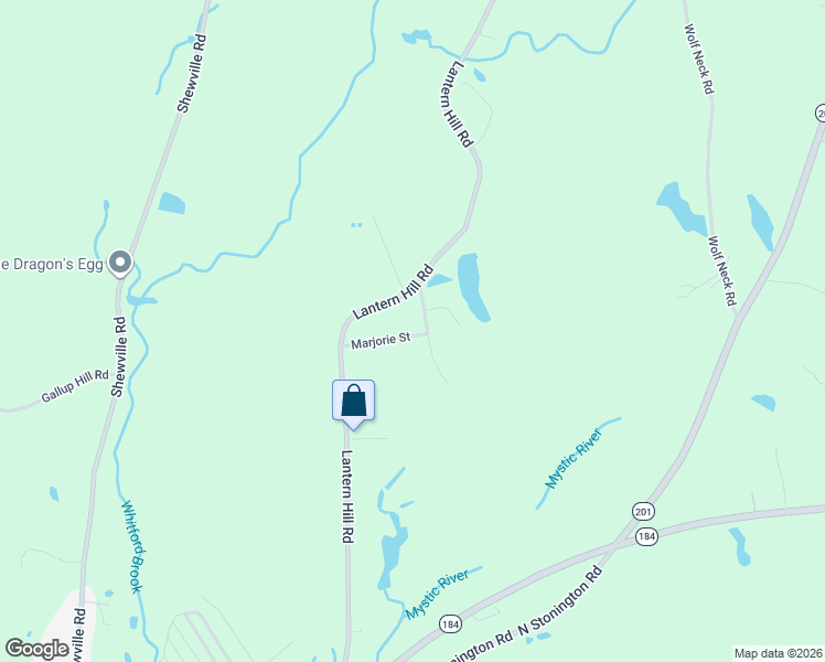 map of restaurants, bars, coffee shops, grocery stores, and more near 18 Linda Avenue in Stonington