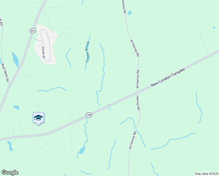 map of restaurants, bars, coffee shops, grocery stores, and more near 491 New London Turnpike in Stonington