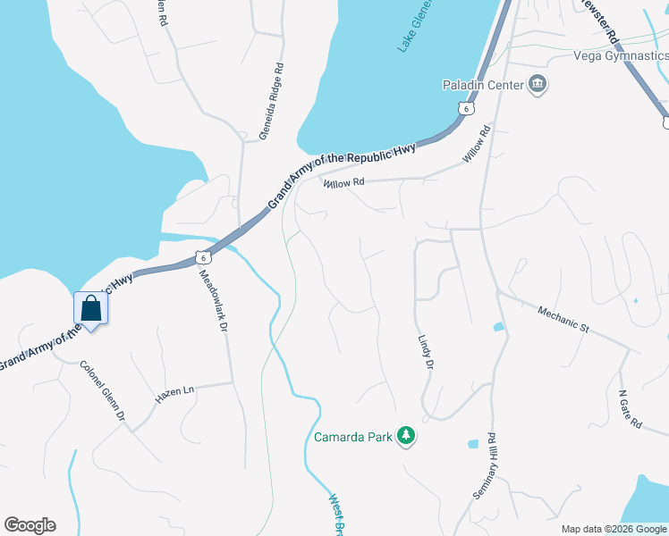 map of restaurants, bars, coffee shops, grocery stores, and more near 53 Arborview in Carmel Hamlet