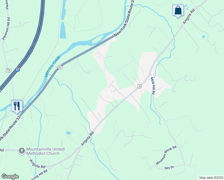 map of restaurants, bars, coffee shops, grocery stores, and more near 9 Apple Lane in Cornwall