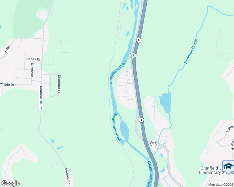 map of restaurants, bars, coffee shops, grocery stores, and more near 12 4th Street in Beacon Falls