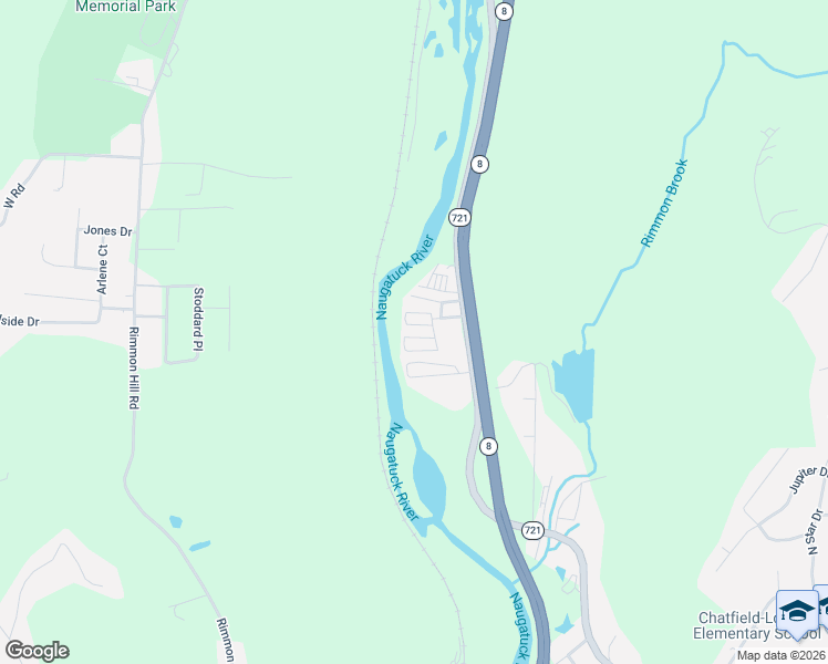 map of restaurants, bars, coffee shops, grocery stores, and more near in Beacon Falls