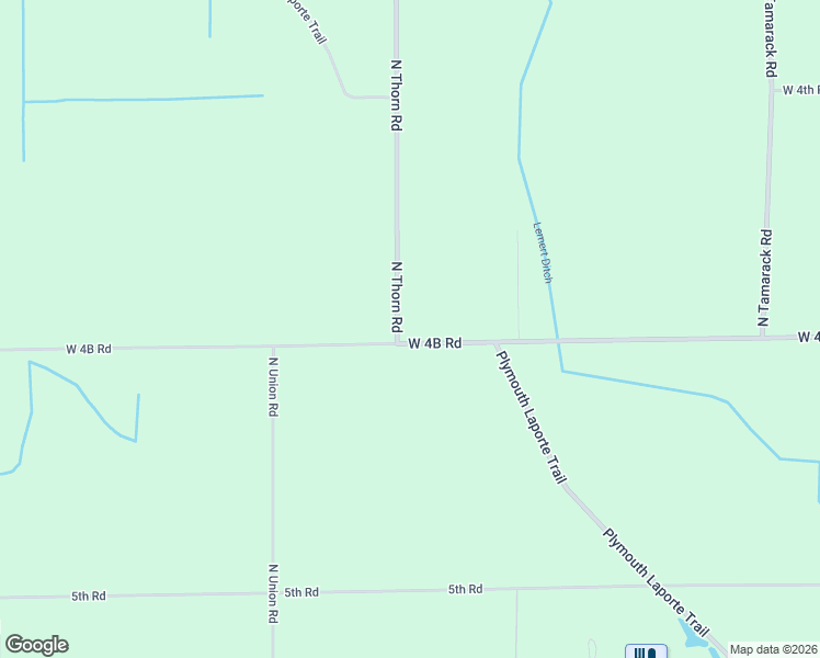 map of restaurants, bars, coffee shops, grocery stores, and more near 4326 North Thorn Road in Walkerton