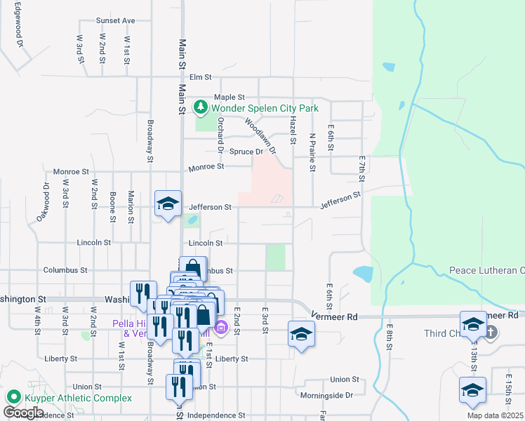 1742 Main Street, Pella IA Walk Score