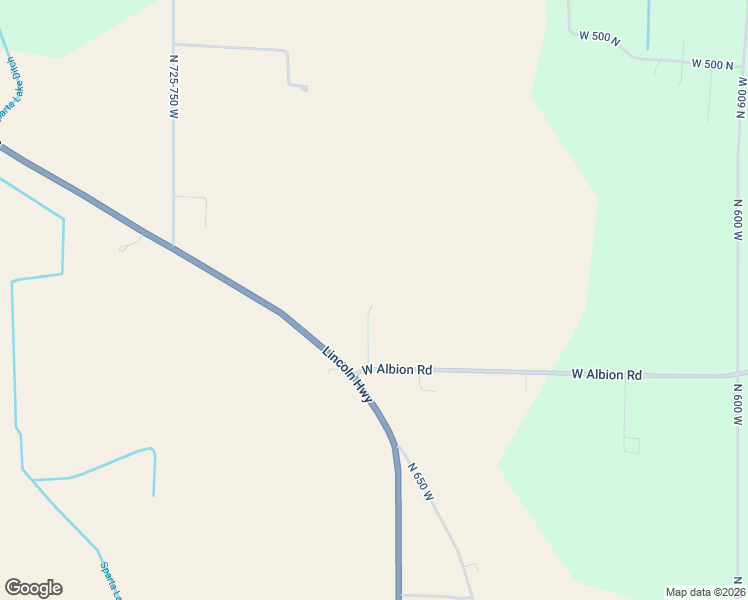 map of restaurants, bars, coffee shops, grocery stores, and more near 6890 West Albion Road in Ligonier