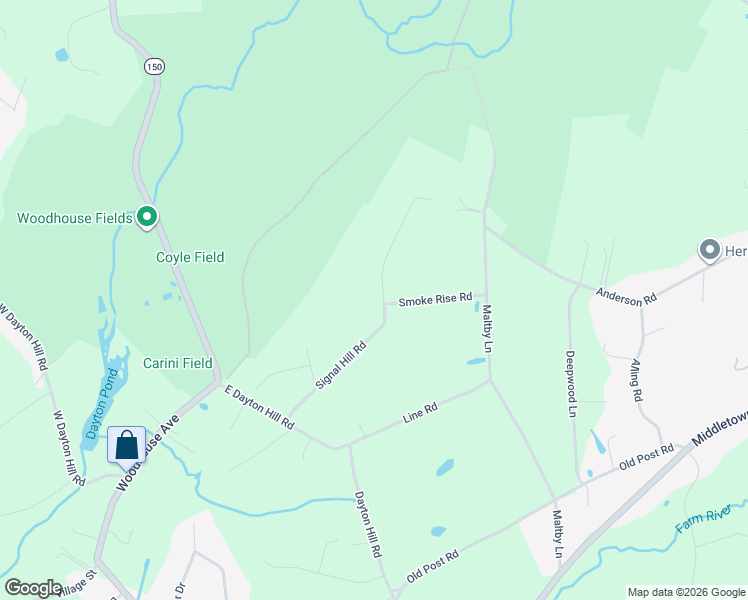 map of restaurants, bars, coffee shops, grocery stores, and more near 27 Signal Hill Road in Wallingford