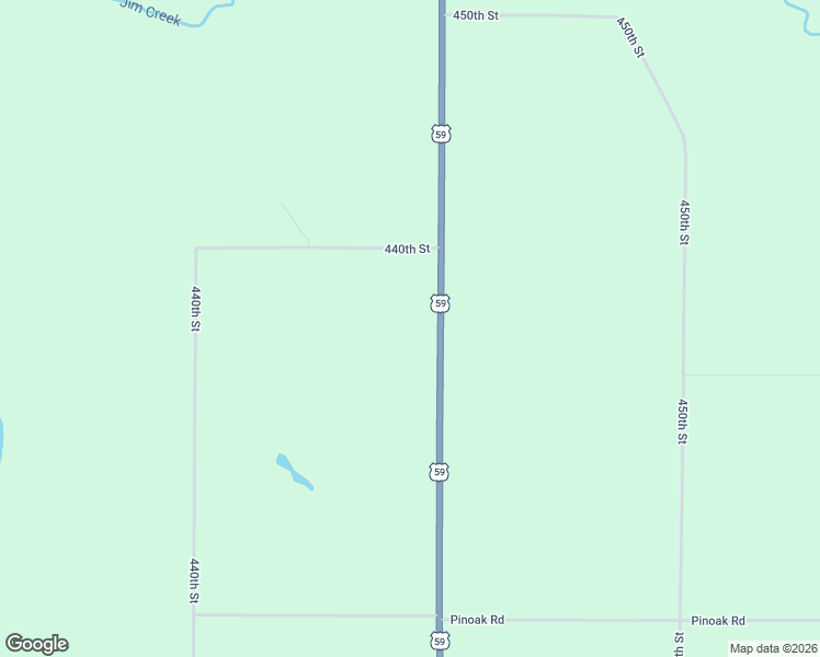 map of restaurants, bars, coffee shops, grocery stores, and more near 27586 U.S. 59 in Avoca