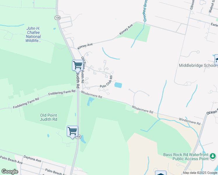 map of restaurants, bars, coffee shops, grocery stores, and more near 21 Whitney Court in Narragansett