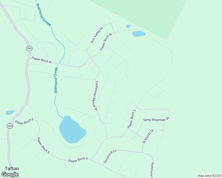 map of restaurants, bars, coffee shops, grocery stores, and more near Copper Mountain Drive in Tafton