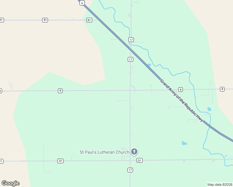 map of restaurants, bars, coffee shops, grocery stores, and more near 17081-17675 Township Road R in Napoleon