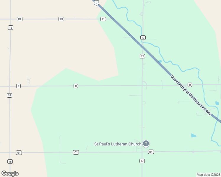 map of restaurants, bars, coffee shops, grocery stores, and more near 17081-17675 Township Road R in Napoleon