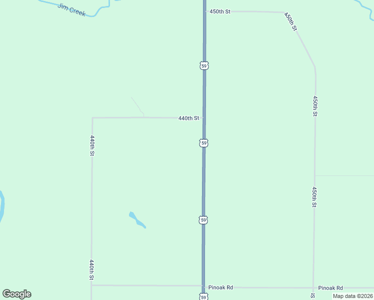 map of restaurants, bars, coffee shops, grocery stores, and more near 27586 U.S. 59 in Avoca