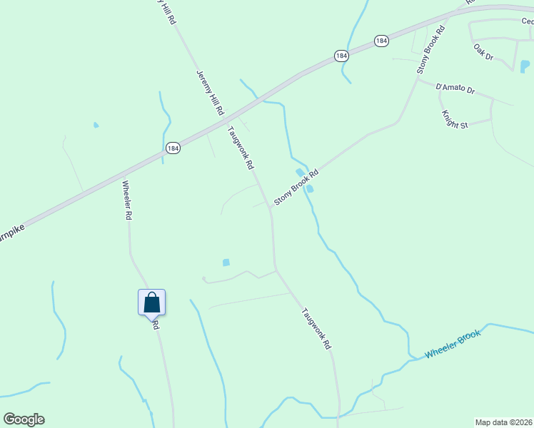 map of restaurants, bars, coffee shops, grocery stores, and more near 579 Taugwonk Road in Stonington