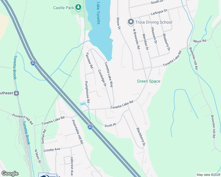 map of restaurants, bars, coffee shops, grocery stores, and more near 31 Tonetta Lake Way in Brewster