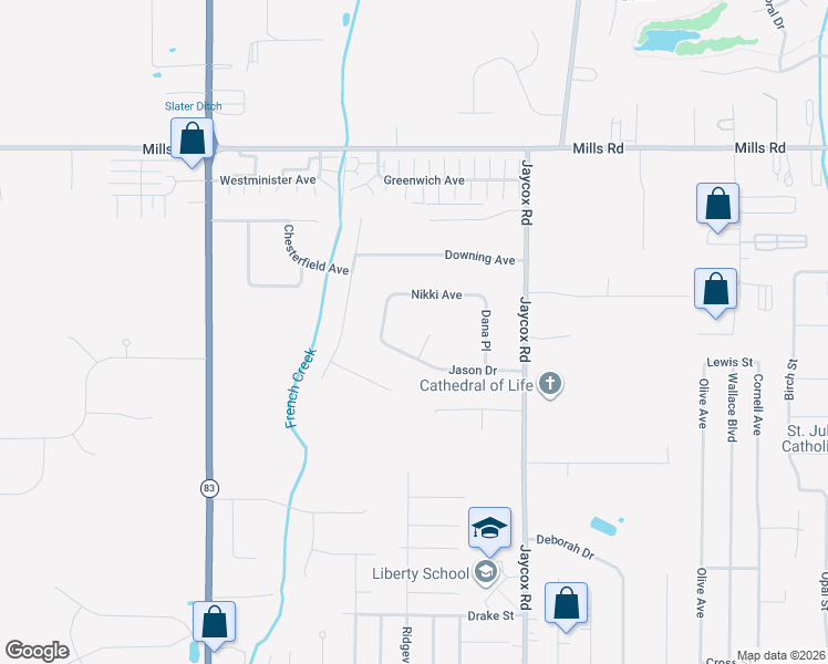 map of restaurants, bars, coffee shops, grocery stores, and more near 5292 Amanda Ct in North Ridgeville