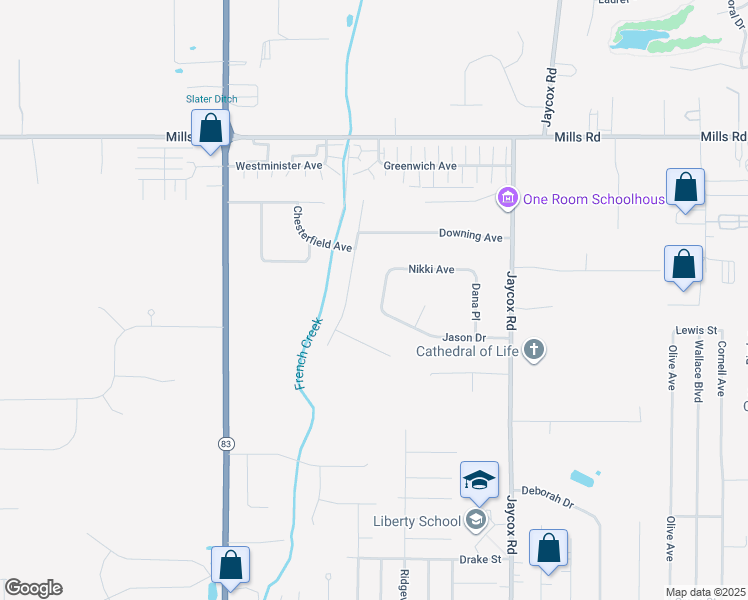 map of restaurants, bars, coffee shops, grocery stores, and more near 5310 Lisa Way in North Ridgeville