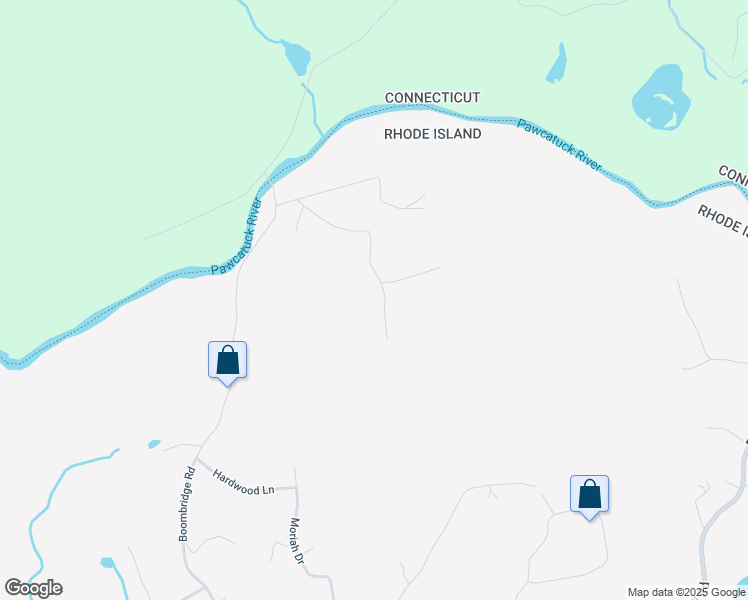 map of restaurants, bars, coffee shops, grocery stores, and more near 5L Havens Road in Westerly