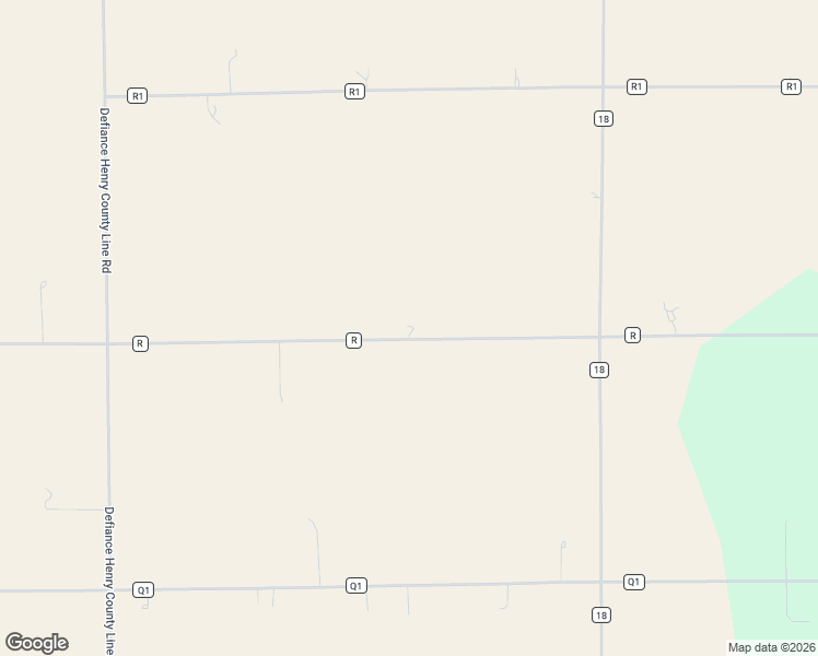 map of restaurants, bars, coffee shops, grocery stores, and more near 18392 Township Road R in Napoleon