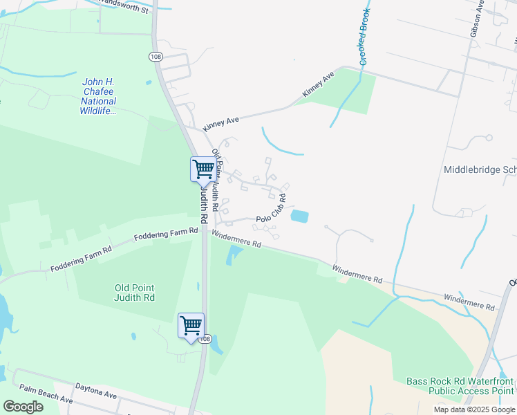 map of restaurants, bars, coffee shops, grocery stores, and more near 7 Whitney Court in Narragansett