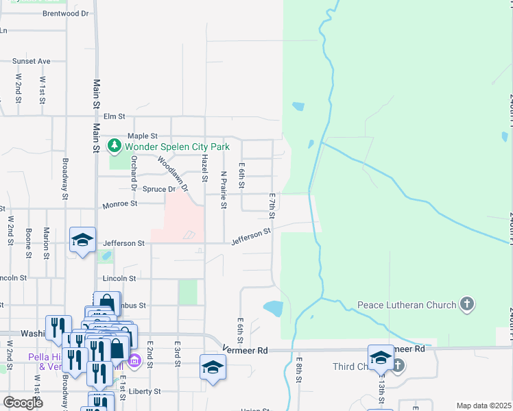 24 Glenwood Street, Pella IA Walk Score