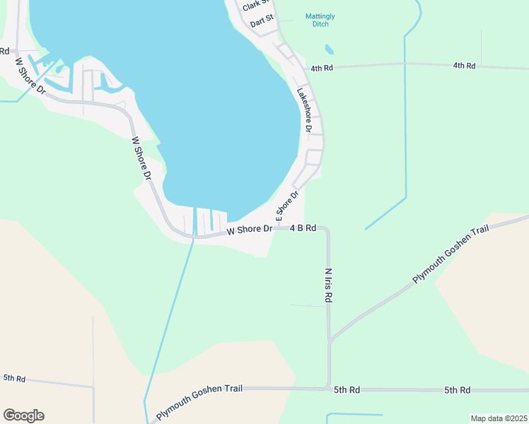 map of restaurants, bars, coffee shops, grocery stores, and more near 5200-5224 West Shore Drive in Bremen