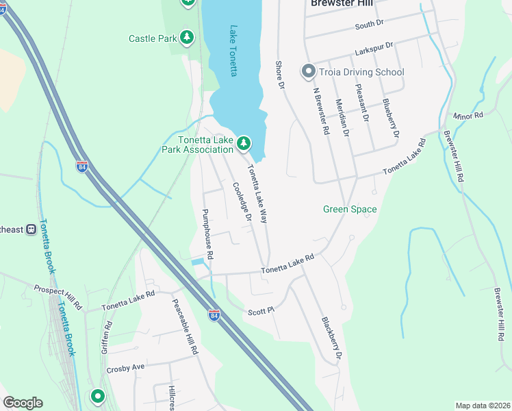 map of restaurants, bars, coffee shops, grocery stores, and more near 60 Tonetta Lake Way in Brewster
