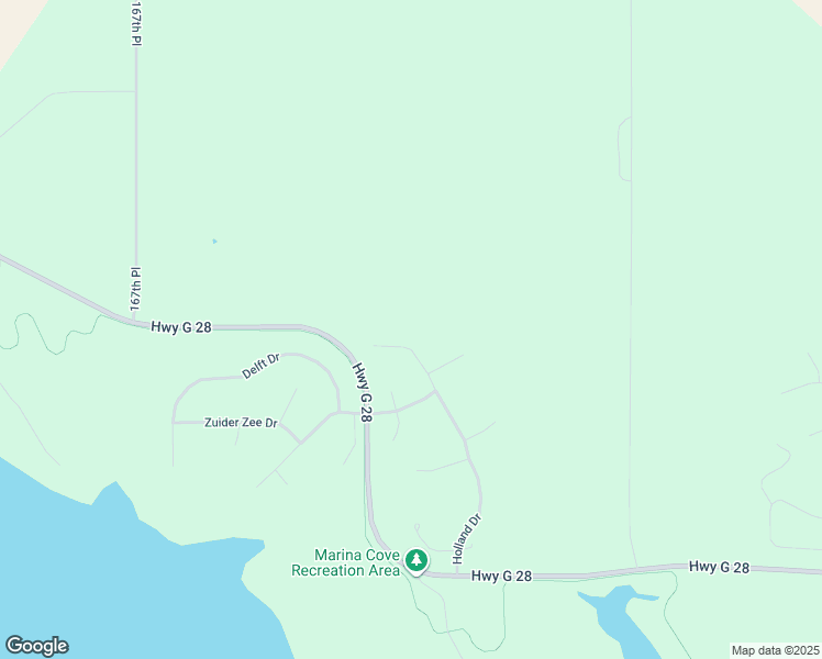 map of restaurants, bars, coffee shops, grocery stores, and more near 152 Holland Drive in Pella