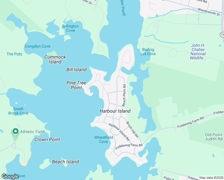 map of restaurants, bars, coffee shops, grocery stores, and more near 23 N View Rd in Narragansett