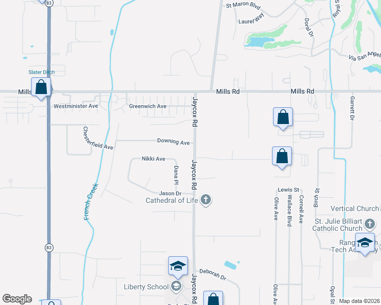 map of restaurants, bars, coffee shops, grocery stores, and more near 5170 Jaycox Road in North Ridgeville
