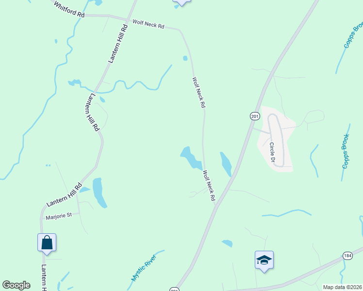 map of restaurants, bars, coffee shops, grocery stores, and more near 69 Wolf Neck Road in Stonington