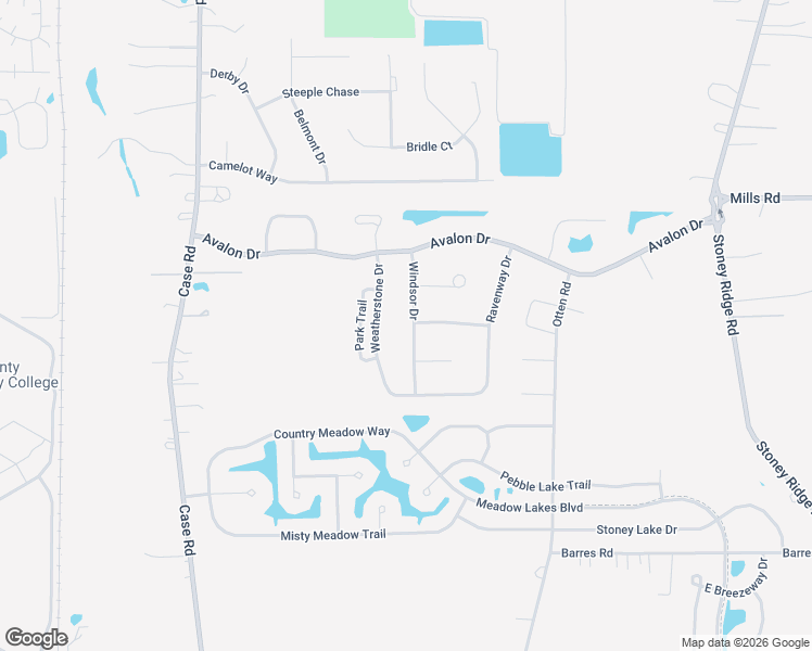 map of restaurants, bars, coffee shops, grocery stores, and more near 5116 Windsor Drive in North Ridgeville