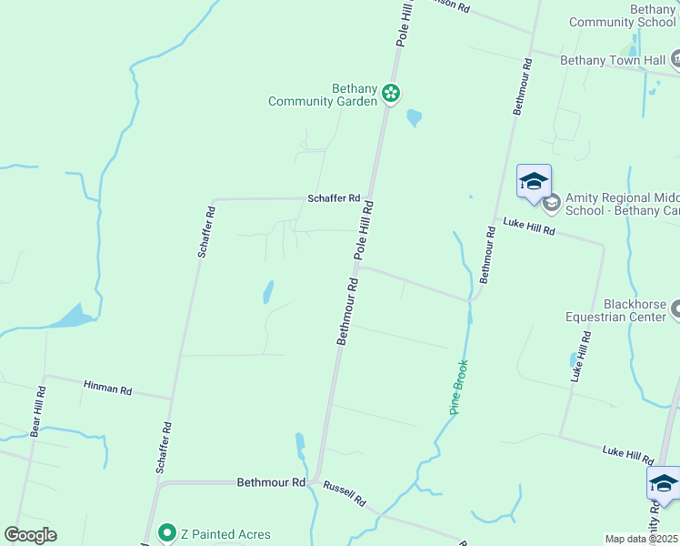 map of restaurants, bars, coffee shops, grocery stores, and more near 451 Bethmour Road in Bethany