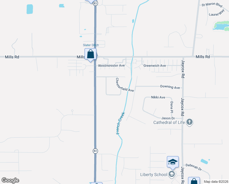 map of restaurants, bars, coffee shops, grocery stores, and more near 5237 Manchester Circle in North Ridgeville