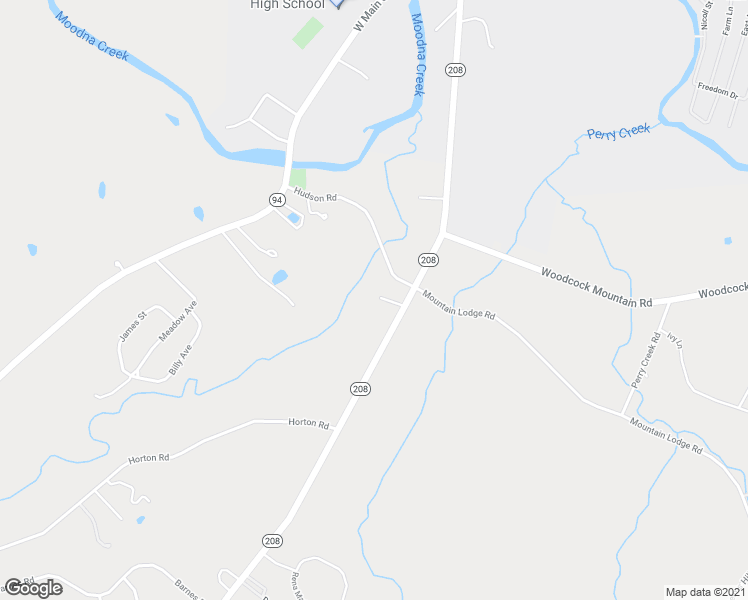 map of restaurants, bars, coffee shops, grocery stores, and more near 1521 Route 208 in Washingtonville