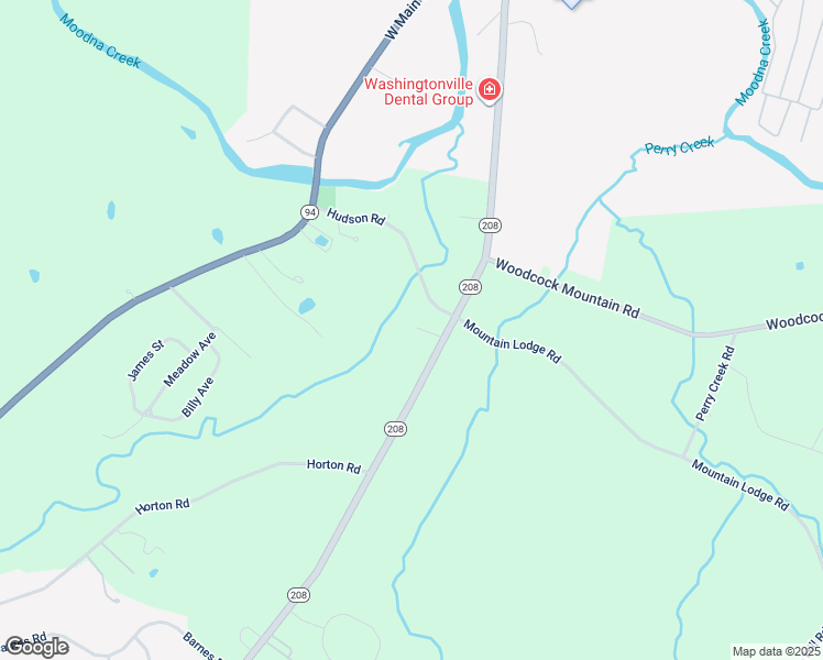map of restaurants, bars, coffee shops, grocery stores, and more near 1521 New York 208 in Washingtonville