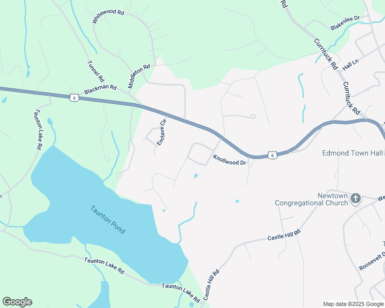 map of restaurants, bars, coffee shops, grocery stores, and more near 9 Taunton Lake Drive in Newtown